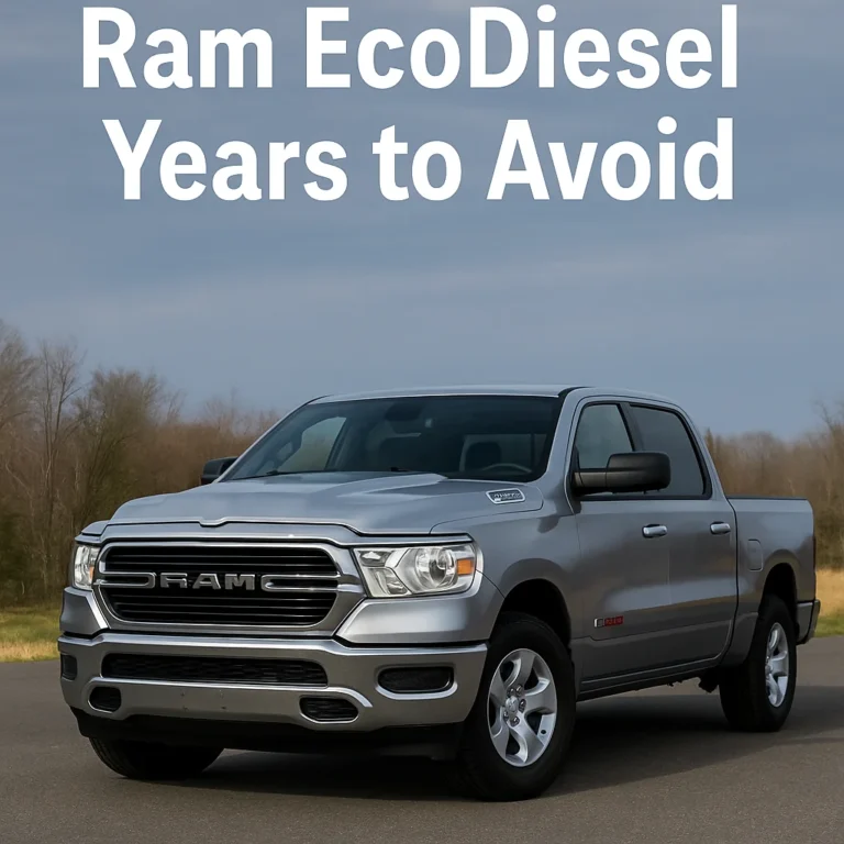 Ram EcoDiesel Years to Avoid