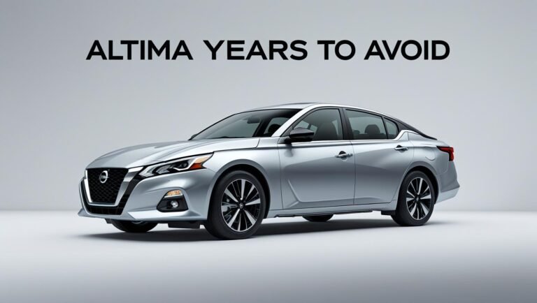Nissan Altima Years to Avoid
