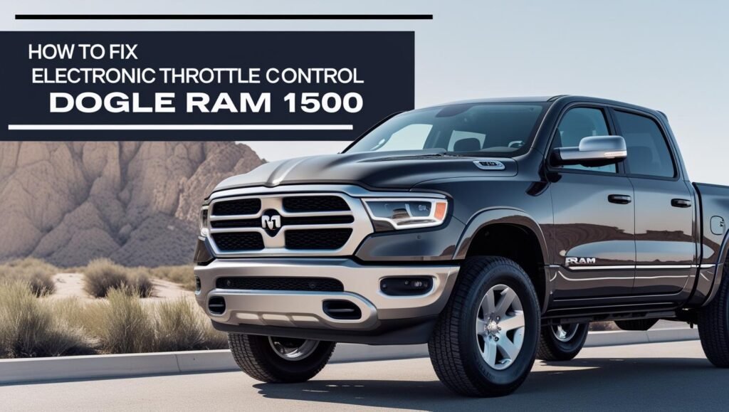 How to Fix Electronic Throttle Control Dodge Ram 1500