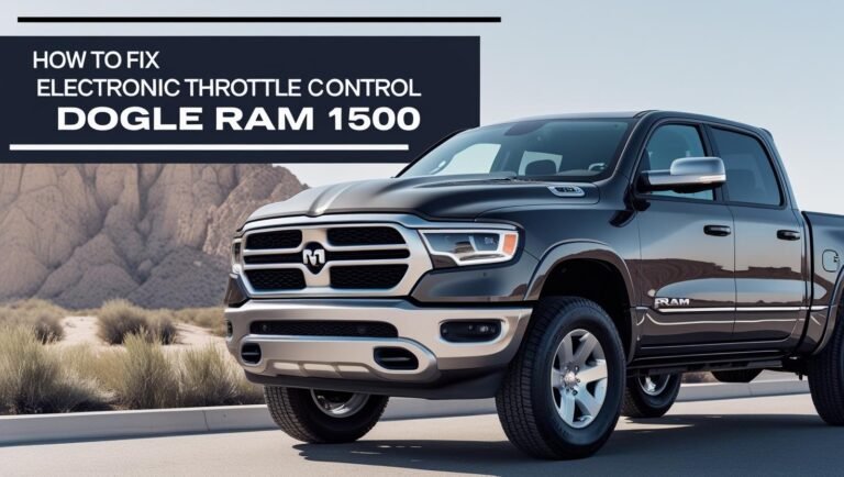 How to Fix Electronic Throttle Control Dodge Ram 1500