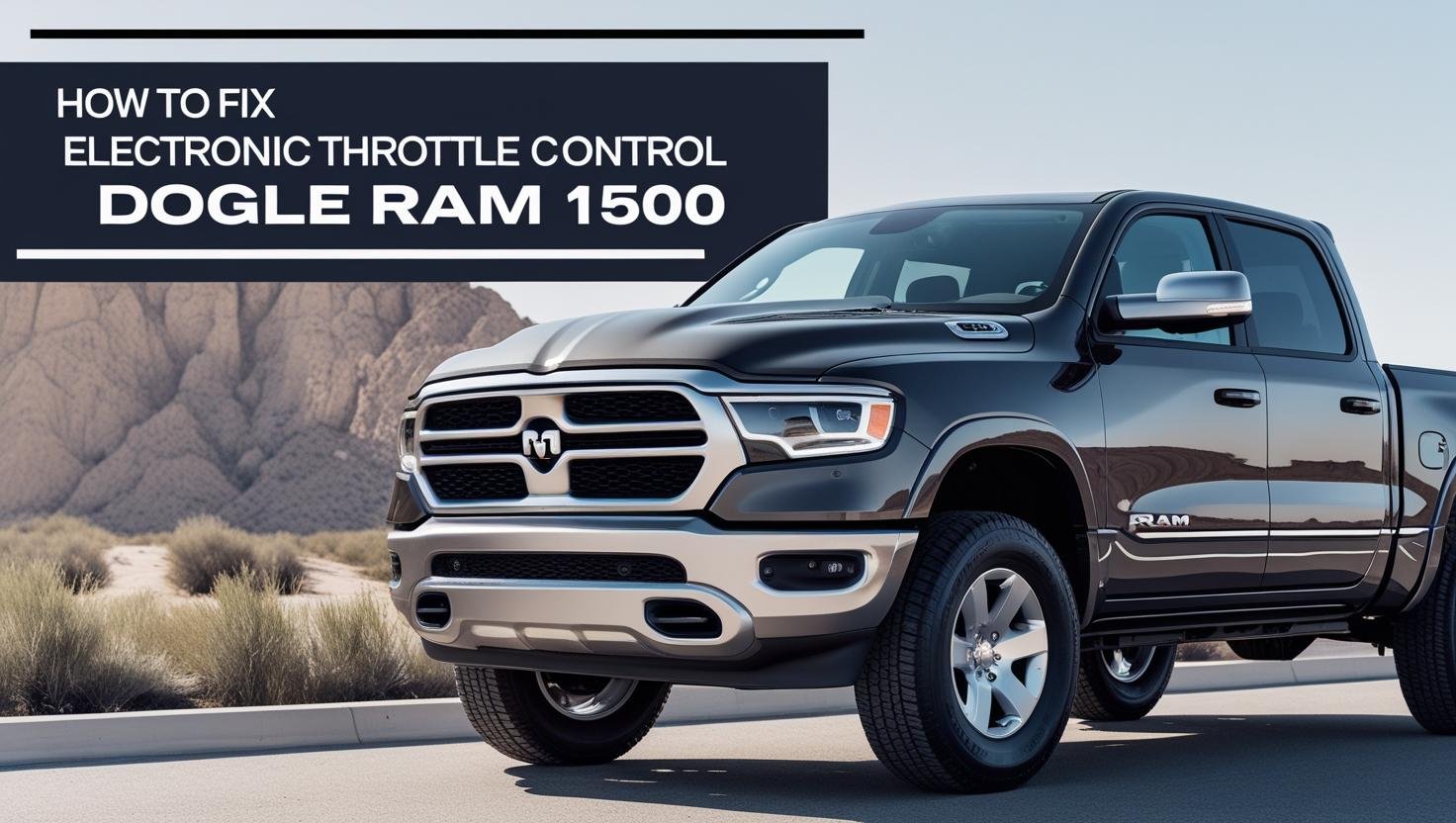 How to Fix Electronic Throttle Control Dodge Ram 1500
