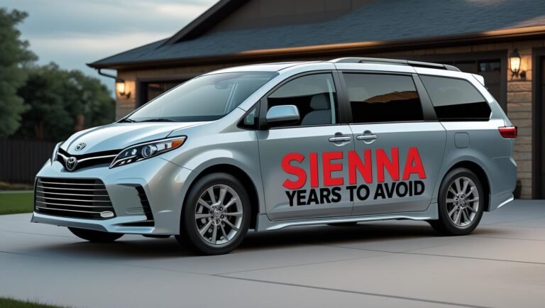 toyota sienna years to avoid