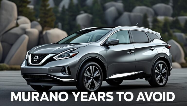 Nissan Murano Years to Avoid