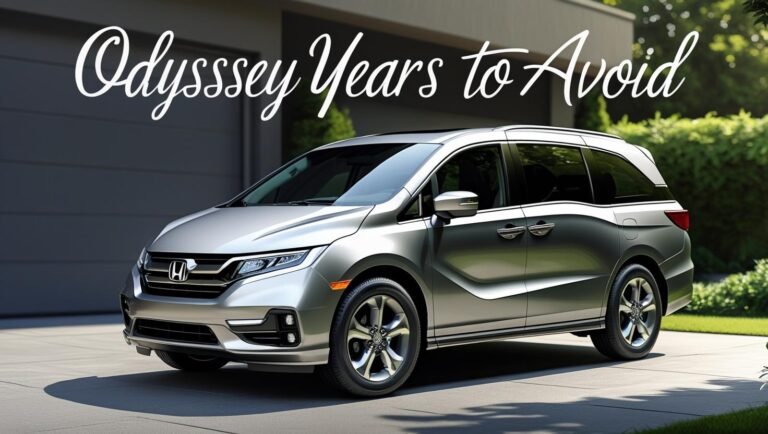 honda odyssey years to avoid